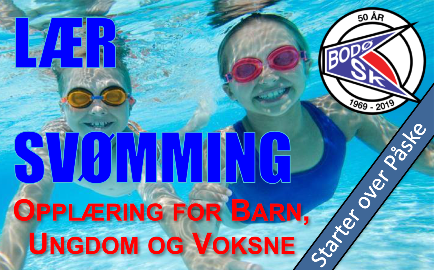 Lær svømming før sommeren!
